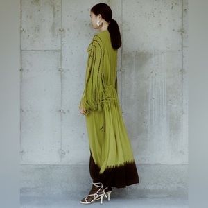 Proenza Schouler Tie Dye Fringe Tunic Dress